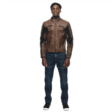 DAINESE RAZON 2 PELLE TABACCO,Giacca Pelle DAINESE